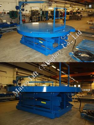 Isolamento Marco Tavolo elevatore a forbice alta con certificazione CE e segmenti rimovibili